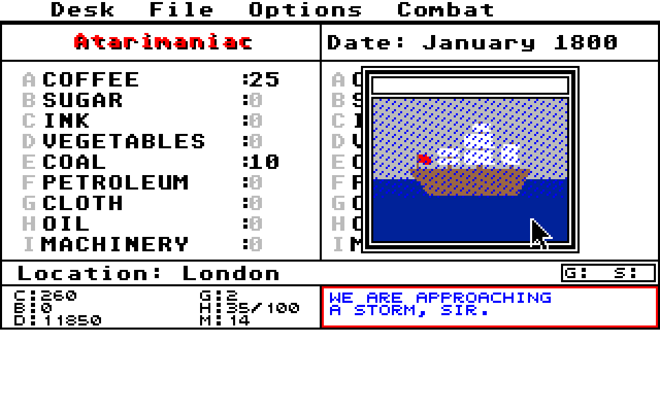 Taipan II atari screenshot